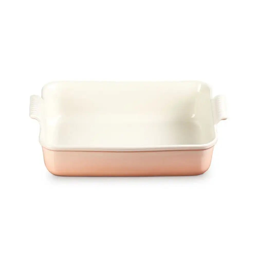 Alternative view of Le Creuset Heritage 6.75 Qt. Stoneware Deep Rectangular Lasagna Dish | P?che