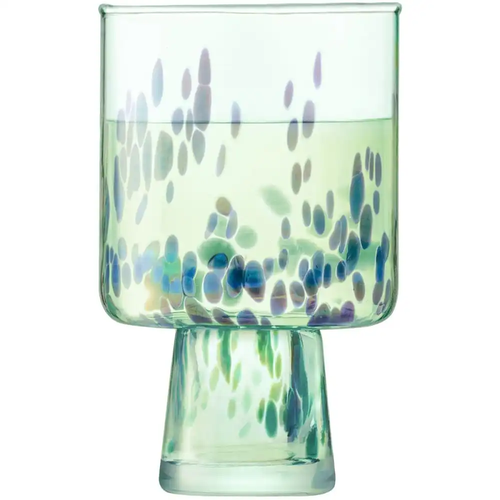 Alternative view of LSA Sea Glass 2-Piece 10oz Wine Glasses | Ocean Blues