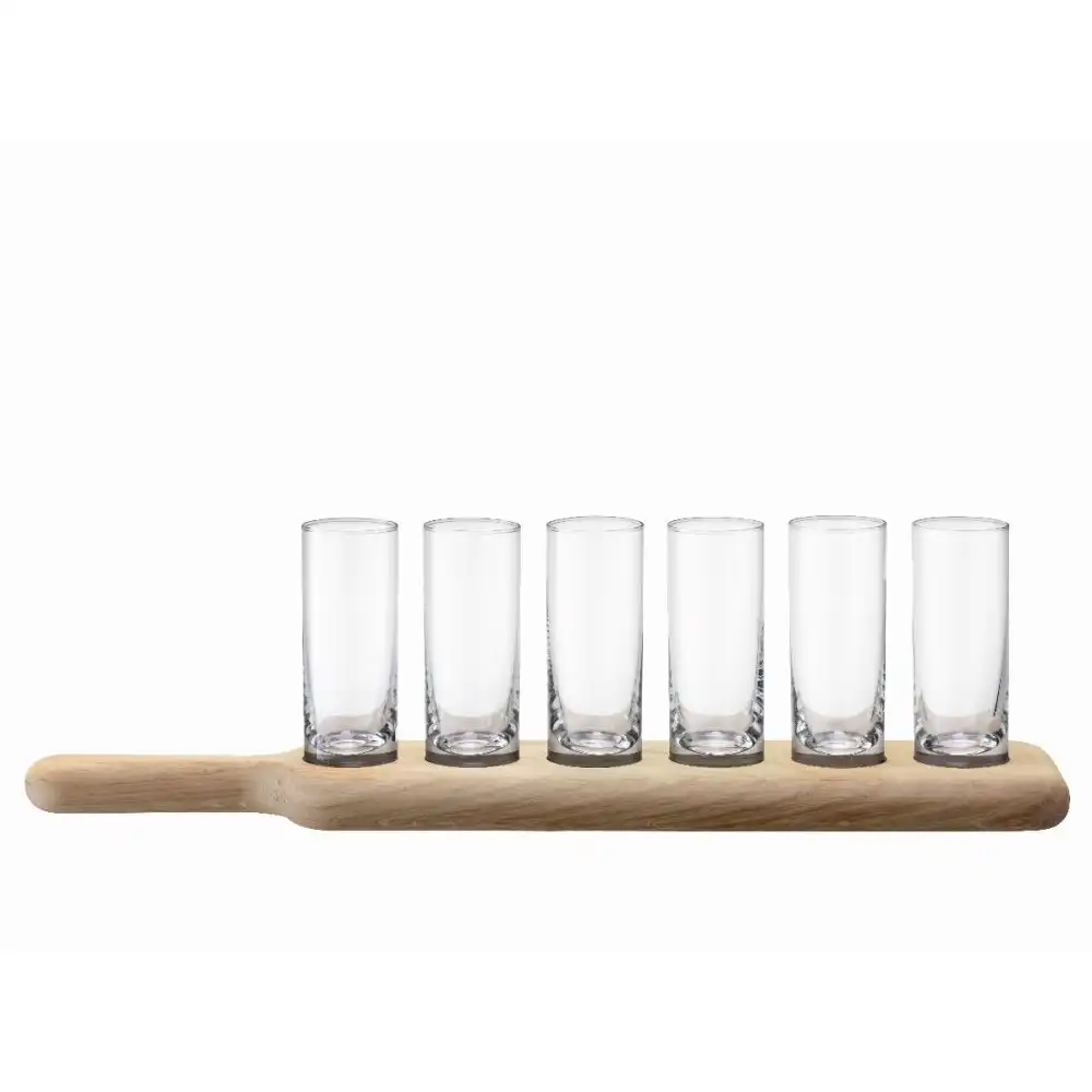 LSA Paddle Shot Set & 15.75" Oak Paddle | Clear
