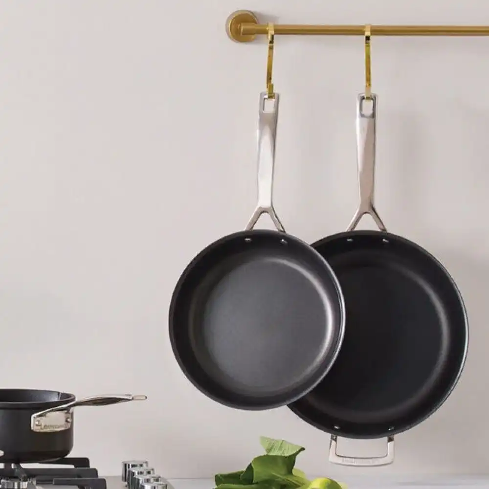 Alternative view of Le Creuset Classic Stainless Steel Nonstick Fry Pan Set | 9.5" & 11"