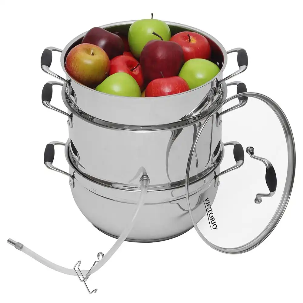 Alternative view of Kitchen Crop Vineyard Deluxe Stainless Steel Steam Juicer