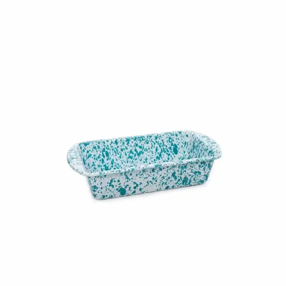Crow Canyon 1.5Qt. Loaf Pan | Turquoise Splatter