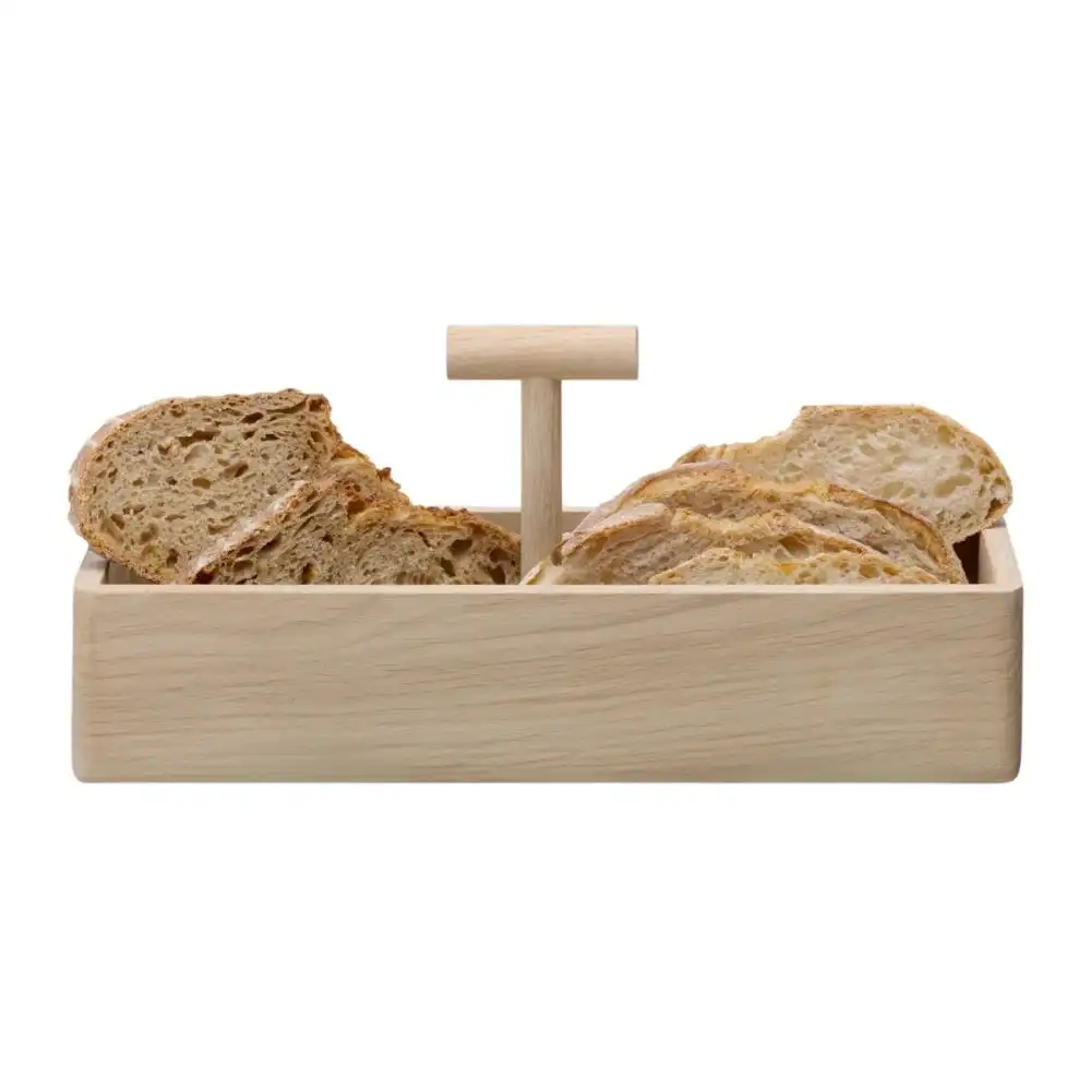 Alternative view of LSA Dine Oak Bread Basket