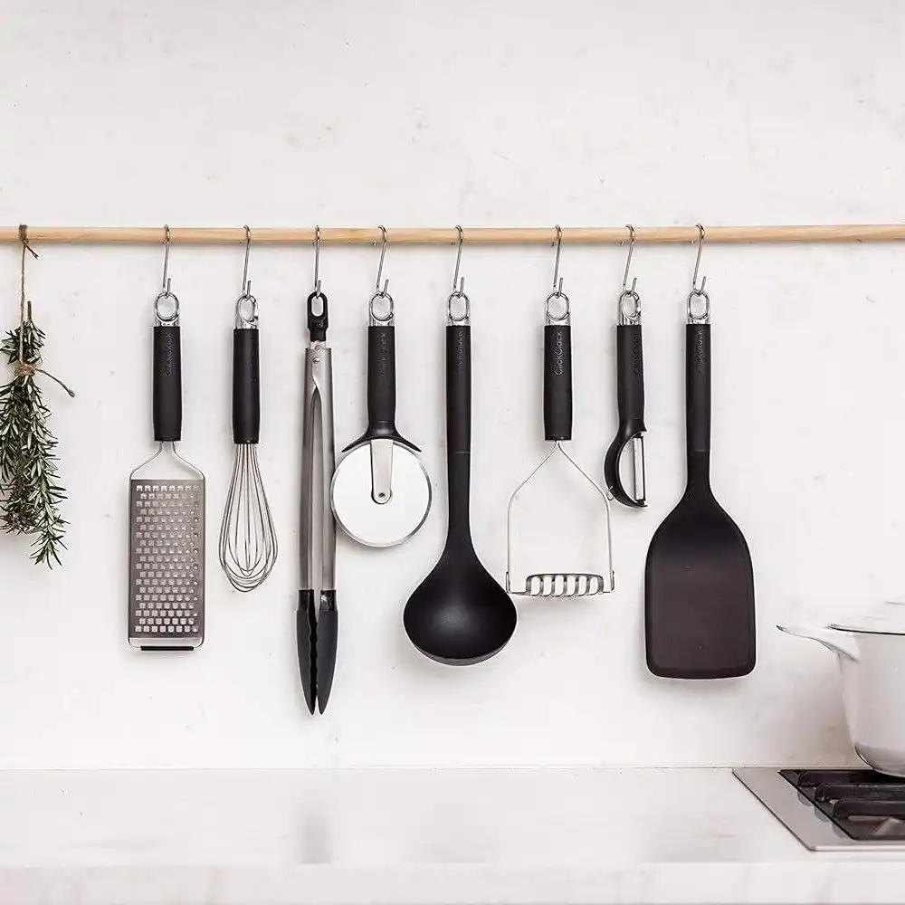 Alternative view of Click Clack Large Tong | Grey/Chrome