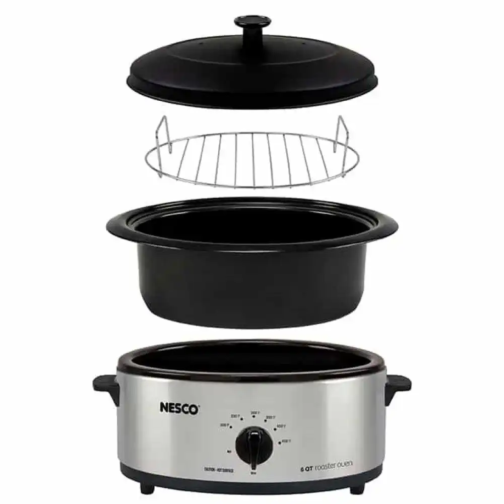 Alternative view of NESCO 6-Quart Roaster | Stainless Steel