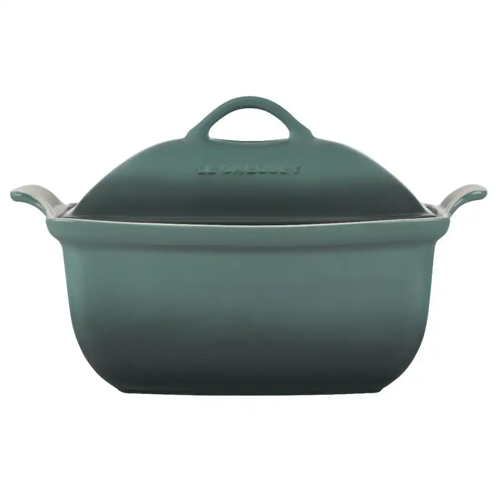 Alternative view of Le Creuset 4.5 Qt. Heritage Deep Covered Rectangular Baker | Artichaut