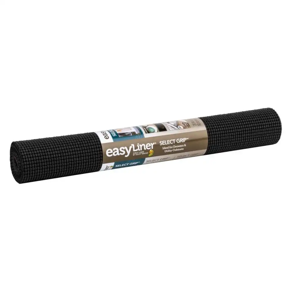 Alternative view of Duck Brand Easy Liner Select Grip 20" x 6' Shelf Liner | Black