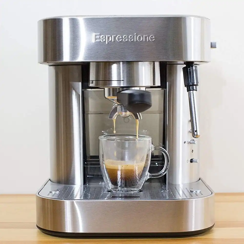 Alternative view of Espressione Automatic Pump Espresso Machine with Thermo Block | Stainless Steel