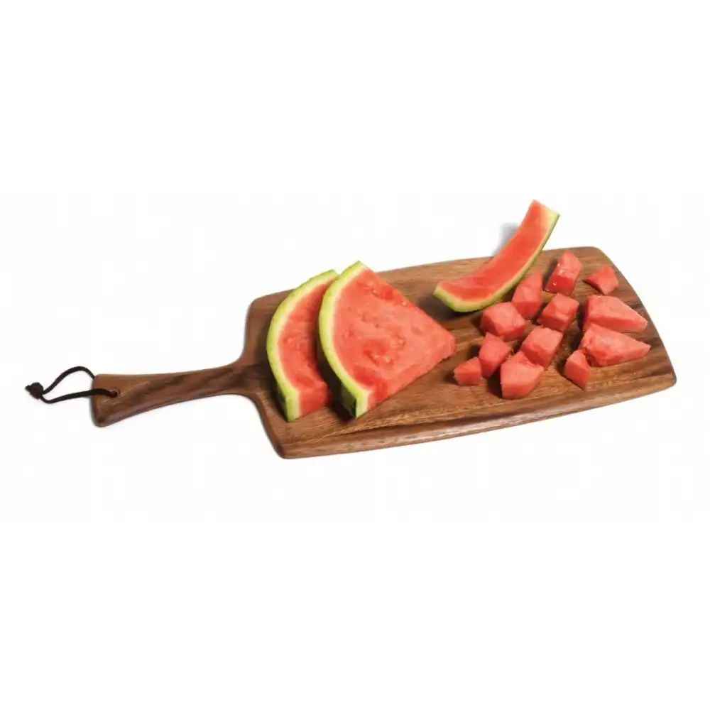 Alternative view of Lipper International Acacia 20" Paddle Board with Leather Tie