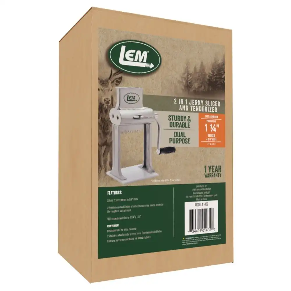 Alternative view of LEM 2 in 1 Jerky Slicer and Tenderizer
