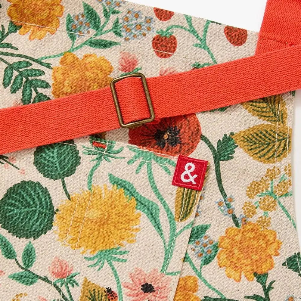 Alternative view of Hedley & Bennett Essential Kitchen Apron | Rifle Paper Co. Poppy Fields