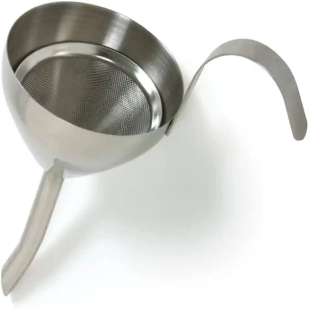 Norpro Stainless Steel Funnel with Removable Strainer for Decanting Wine