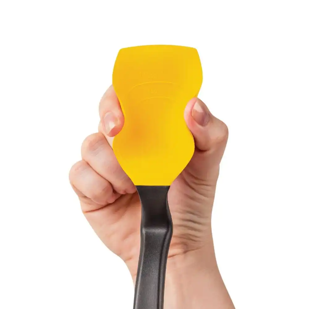 Alternative view of Dreamfarm Supoon Silicone Scraping Spoon 11" | Yellow