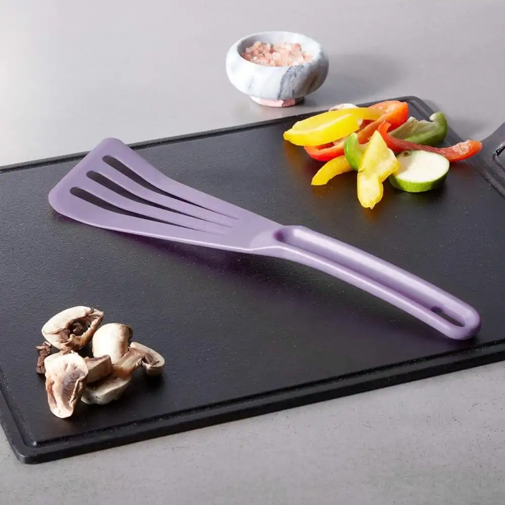 Alternative view of Mercer Culinary Hell's Tools High-Heat 12" Slotted Spatula | Purple