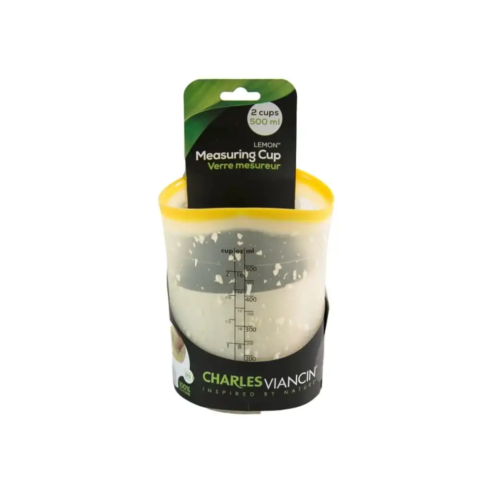 Alternative view of Charles Viancin Lemon Measuring Cup/Travel Cup | 2-Cup