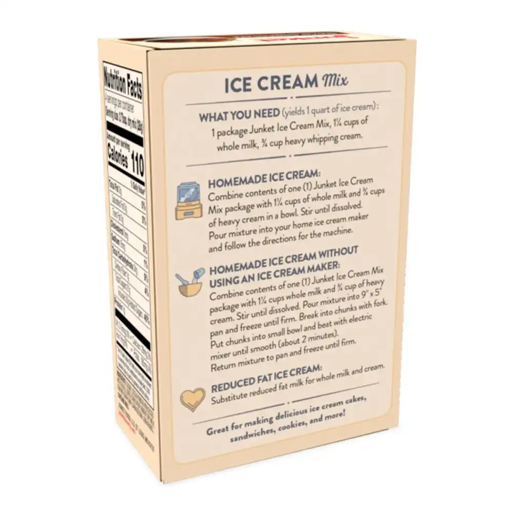 Alternative view of Junket Ice Cream Mix | Chocolate