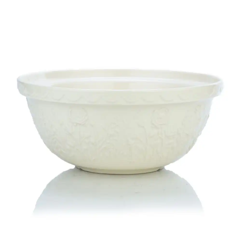Mason Cash In The Meadow S12 (4.25 Qt) Mixing Bowl | Rose (Cream)