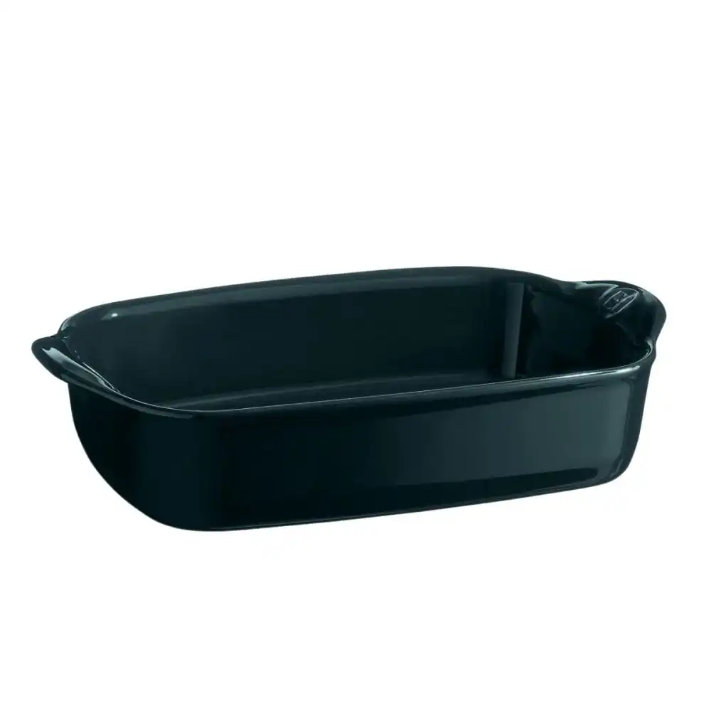Emile Henry The Right Dish 14" x 9" Medium Rectangular Baking Dish | Ocean
