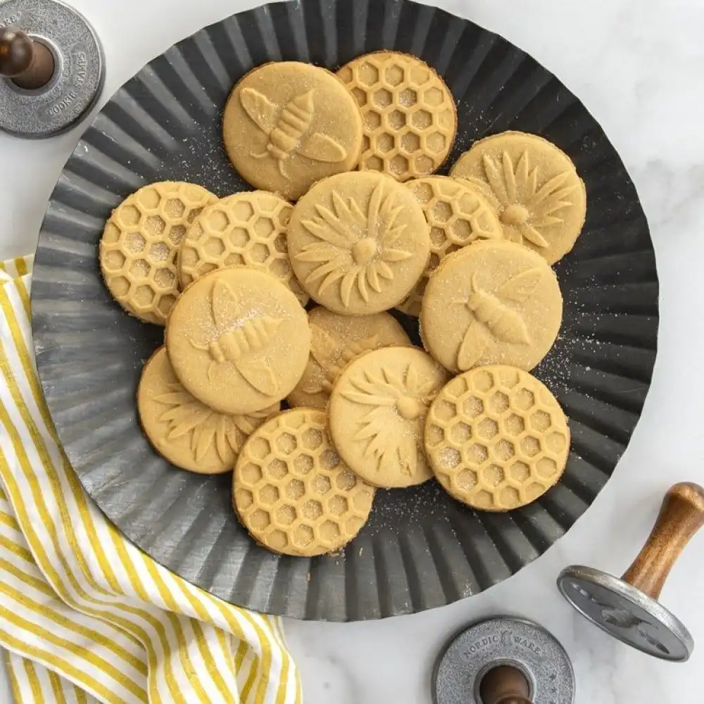 Alternative view of Nordic Ware Cookie Stamps | Honey Bees