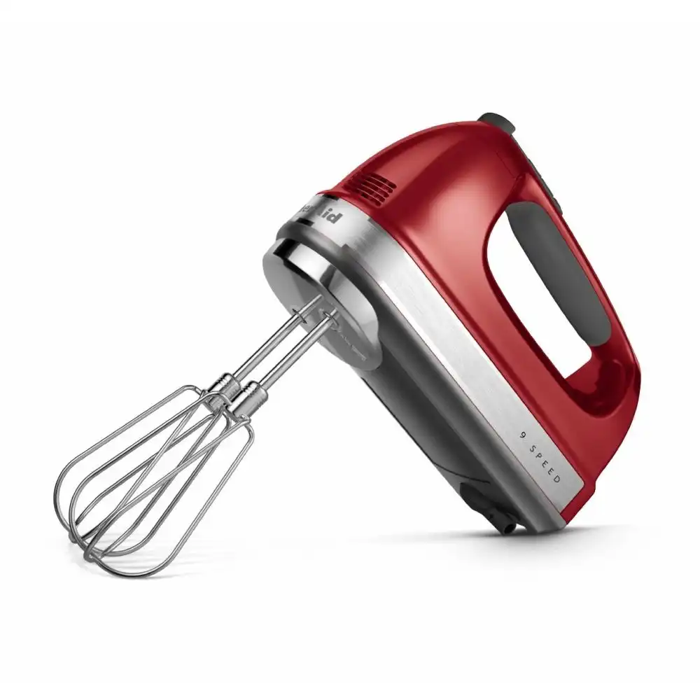 KitchenAid 9-Speed Hand Mixer | Candy Apple Red