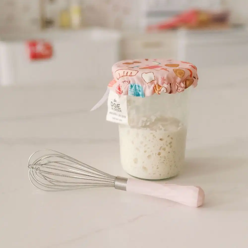 Alternative view of Doe A Deer Life of a Bread Baker 3.25" Jar Cover