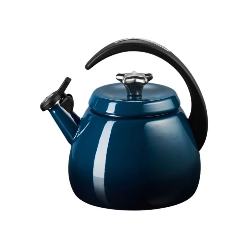 Alternative view of Le Creuset Signature 2.2 Qt. Cloche Kettle with Stainless Steel Star Knob | Nuit