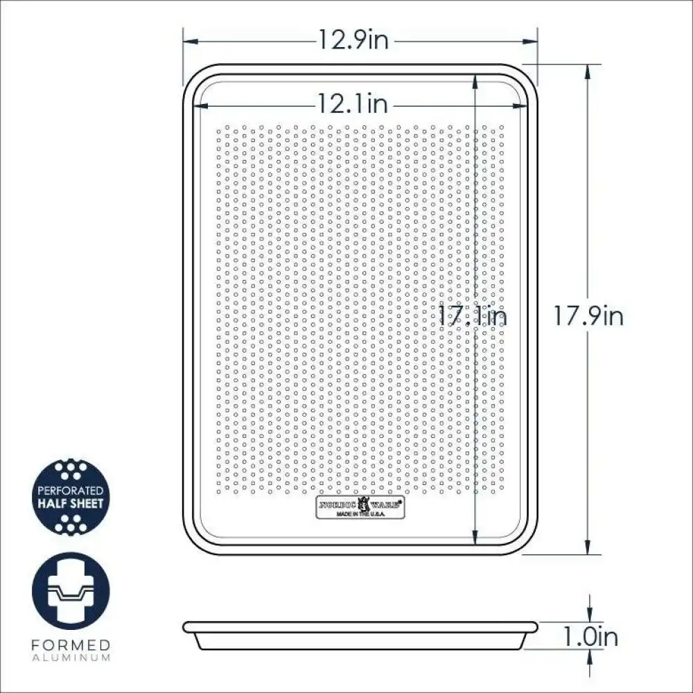 Alternative view of Nordic Ware Perforated Half Sheet