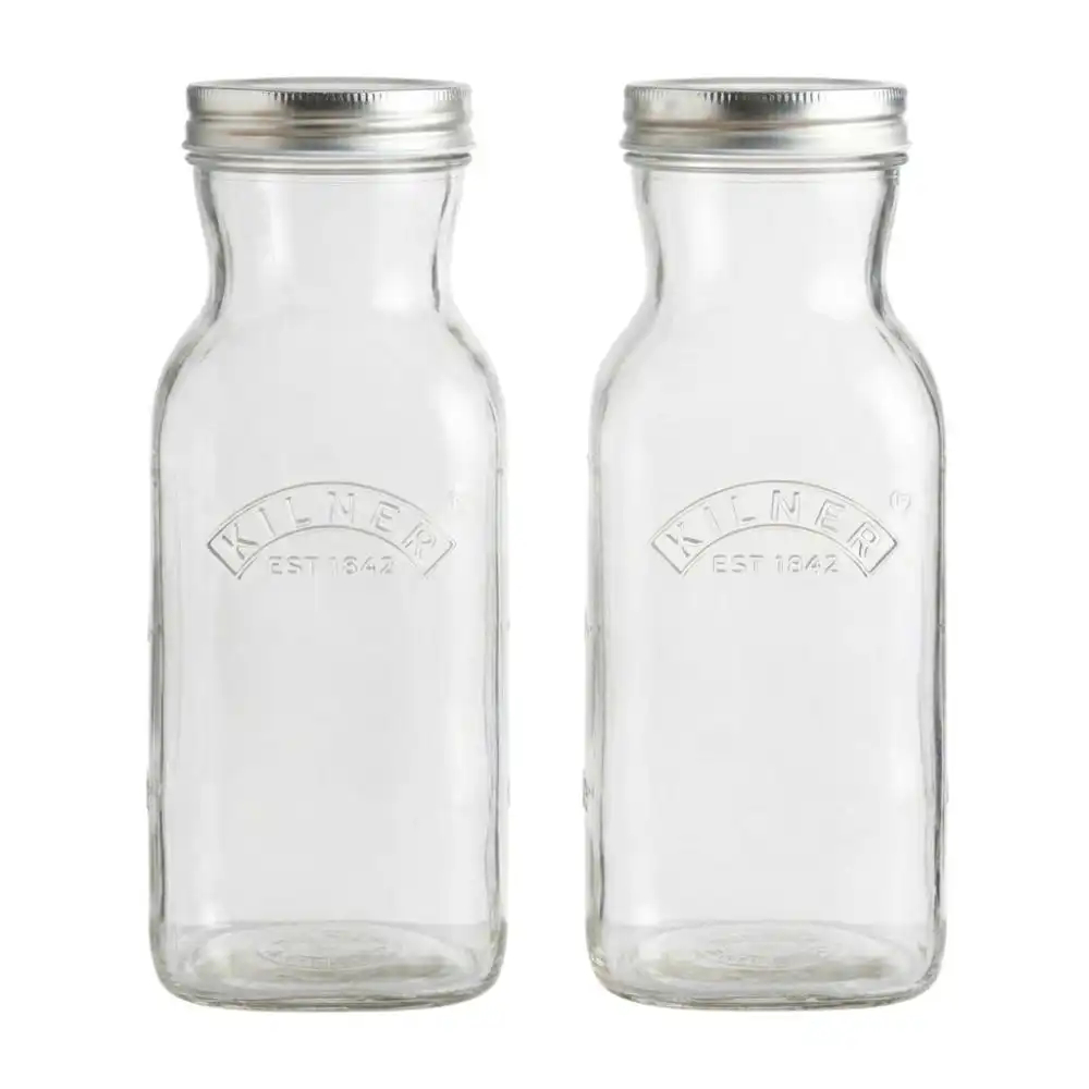 Kilner 34oz Juice & Sauce Bottles | Set of 2