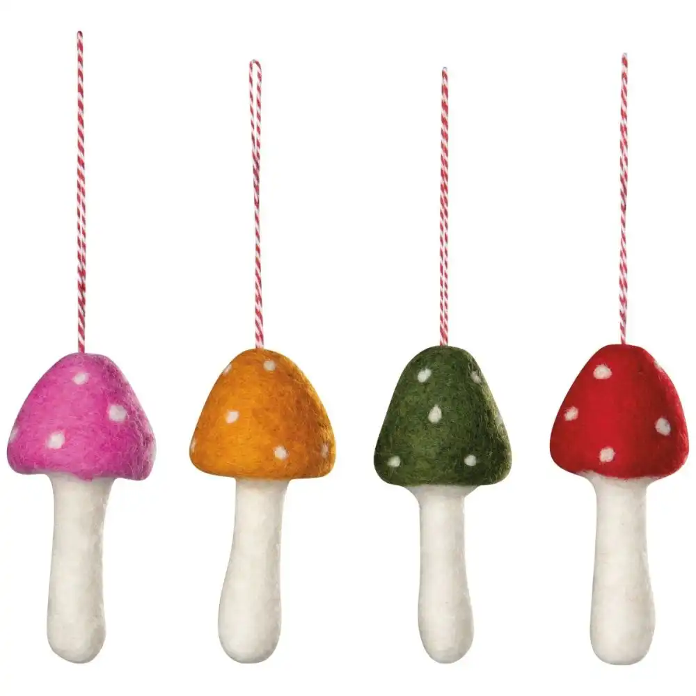 Danica Jubilee Toadstool Felt Ornament | Assorted Styles