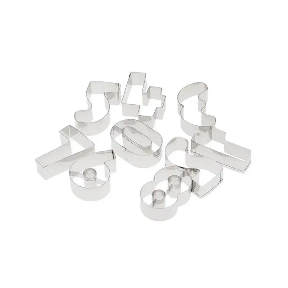 Ateco 9-Piece Stainless Steel Number Cutter Set