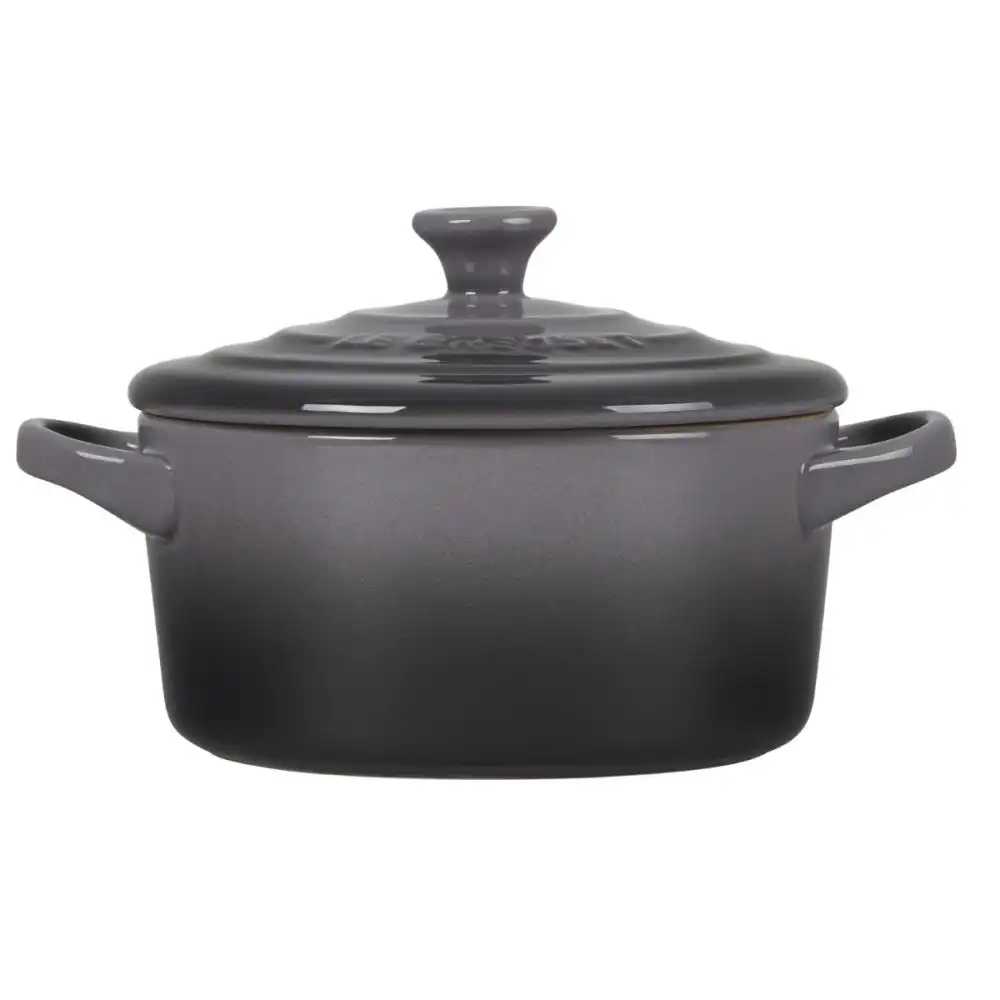Alternative view of Le Creuset 14oz Round Mini Cocotte | Oyster Grey