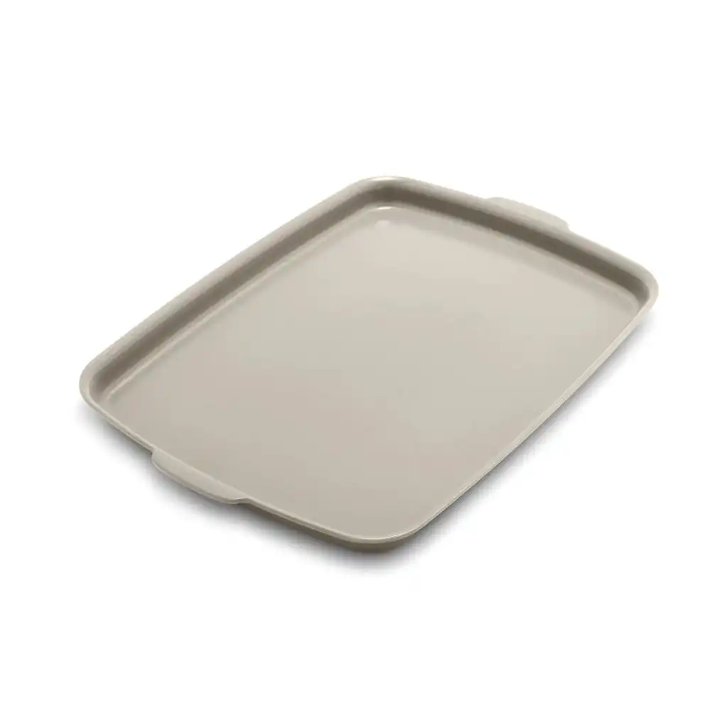 GreenPan Premiere Ovenware Ceramic Nonstick 18" x 13" Half Sheet Baking Pan | Taupe