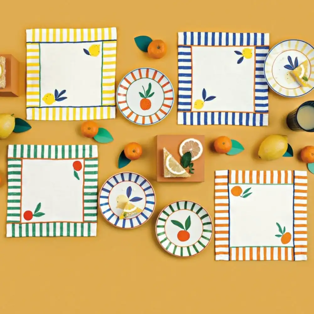 Alternative view of Danica Jubilee Cocktail Napkins (Set of 4) | Citrus Burst