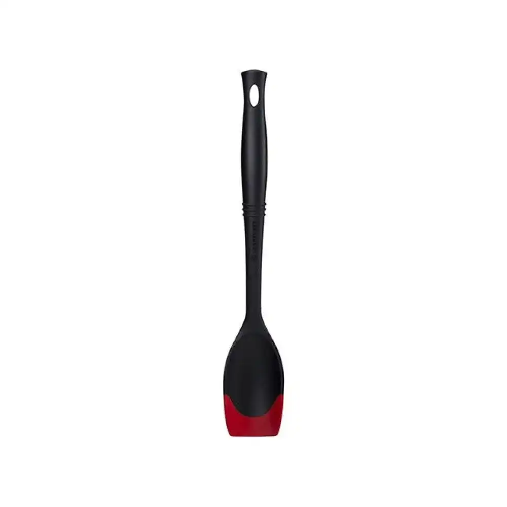Le Creuset Revolution® Bi-Material Saute Spoon | Cerise/Cherry Red