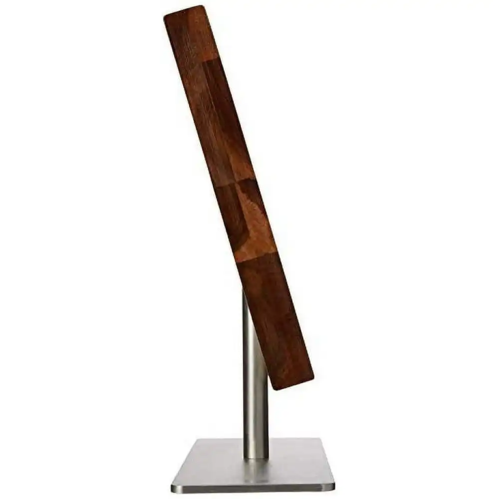 Alternative view of Mercer Culinary Acacia Magnetic Knife Board with Stand - Large