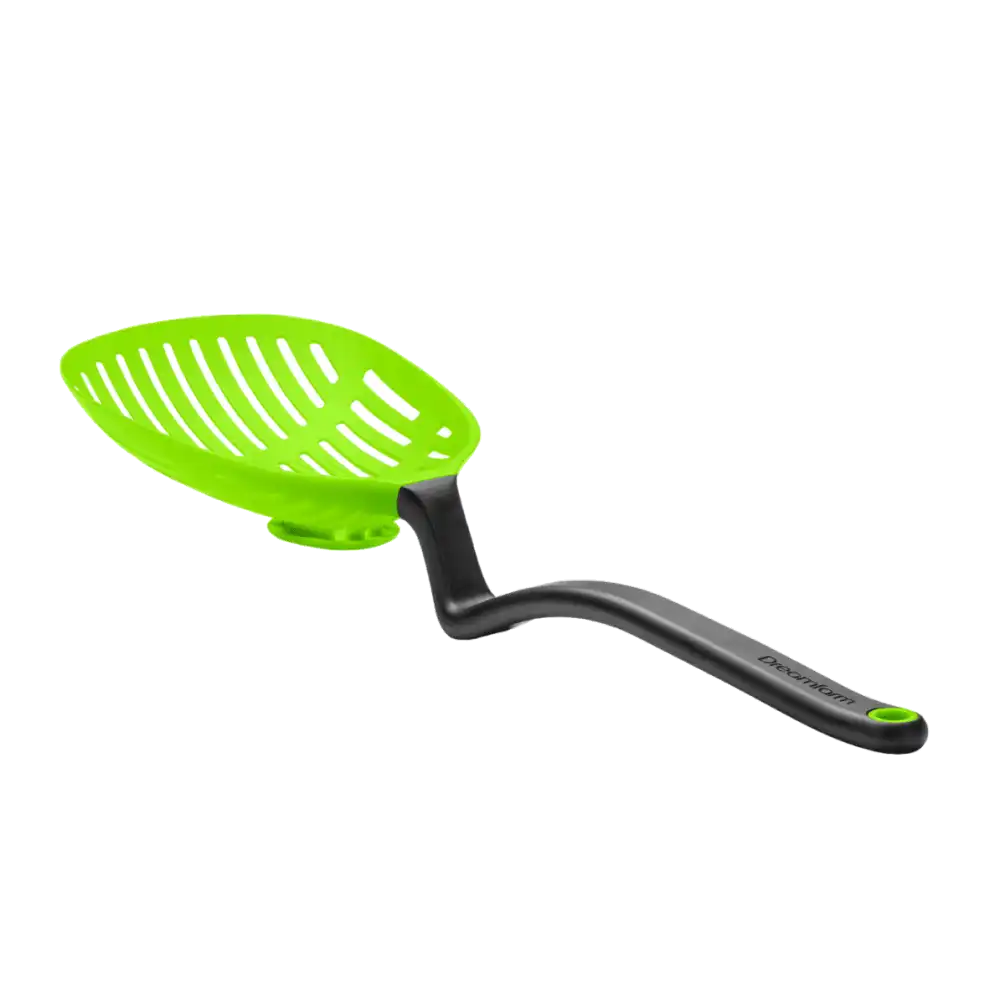 Alternative view of Dreamfarm Big Lestrain Dripless Sit Up Strainer | Green
