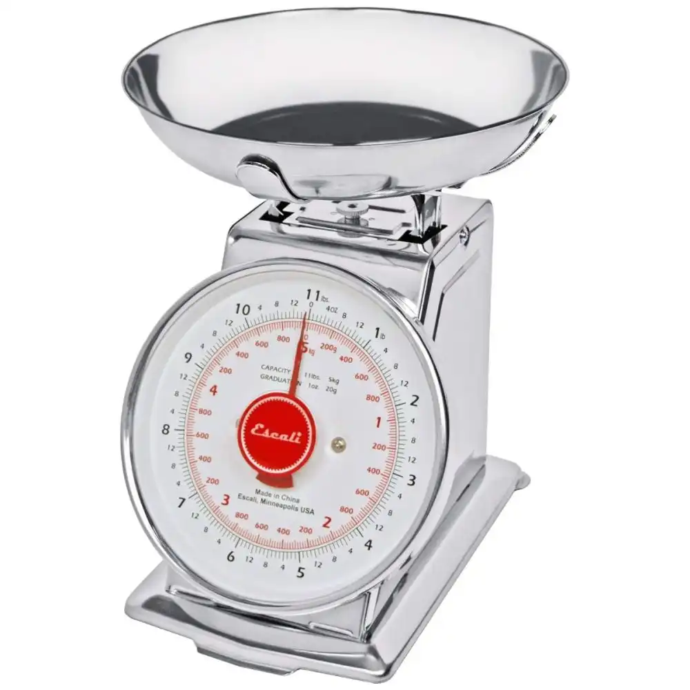 Mercado Escali Dial Kitchen Scale Stainless Bowl