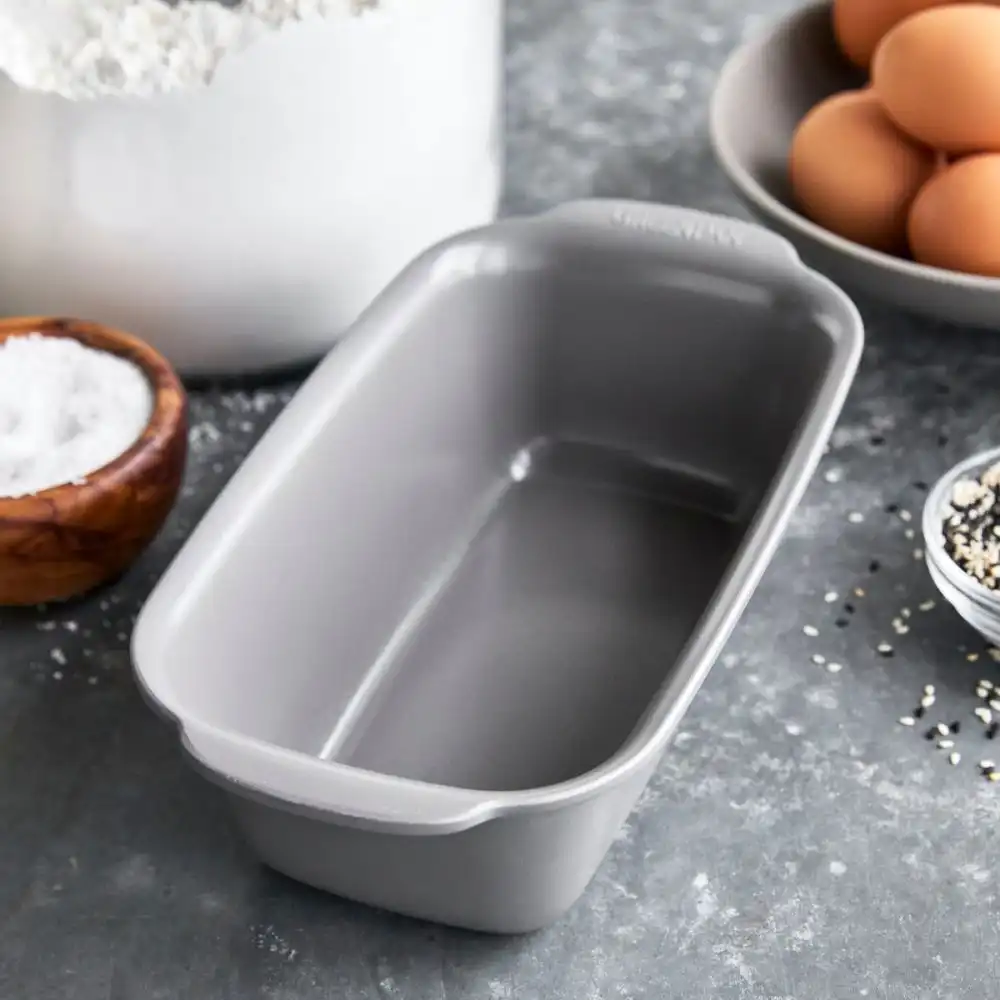 Alternative view of GreenPan Premiere Ovenware Ceramic Nonstick 1 lb Loaf Pan | Gray