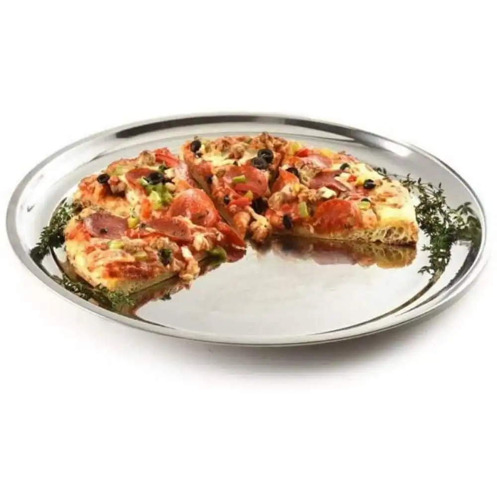 Alternative view of Norpro 15.5-Inch Pizza Pan - Stainless Steel