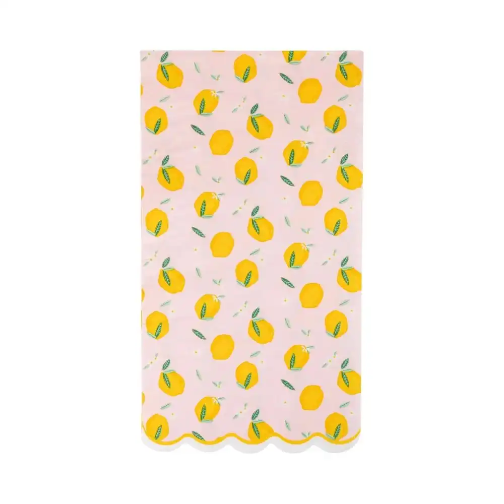 My Mind's Eye 24-Piece Lemons Dinner Paper Napkins