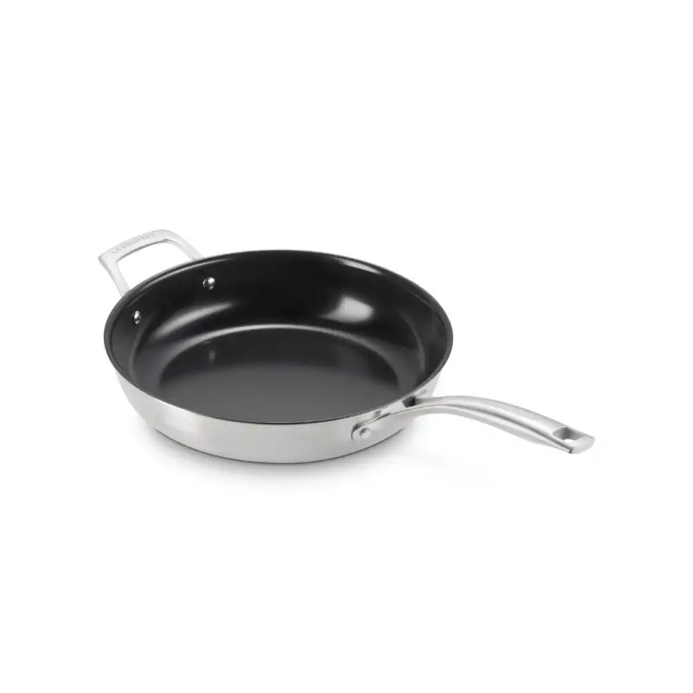 Le Creuset Essential Stainless Steel Nonstick 11" Shallow Round Fry Pan