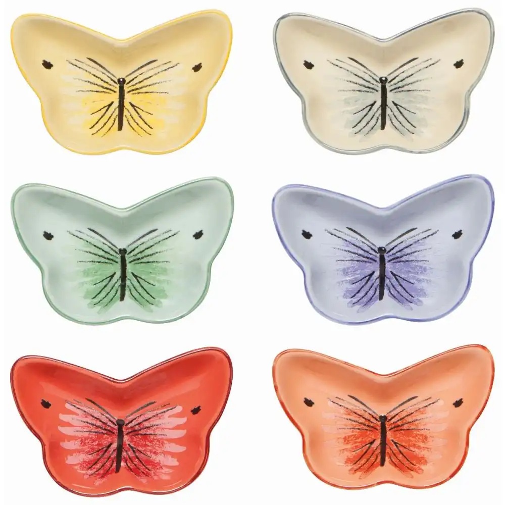Now Designs by Danica 2oz Pinch Bowls (Set of 6) | Morning Meadow Butterflies