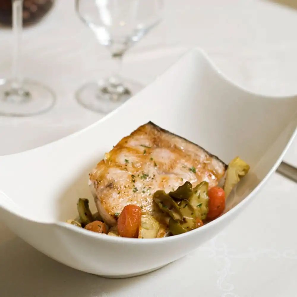 Alternative view of Fortessa Fiji 8.5" Rectangle Bowl | White