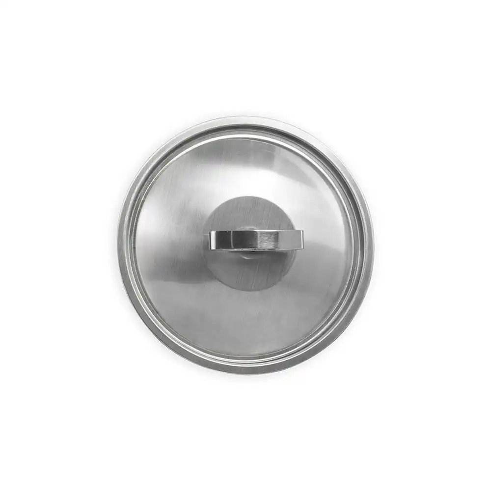 Alternative view of Nordic Ware Verde 8" Brushed Stainless Steel Lid