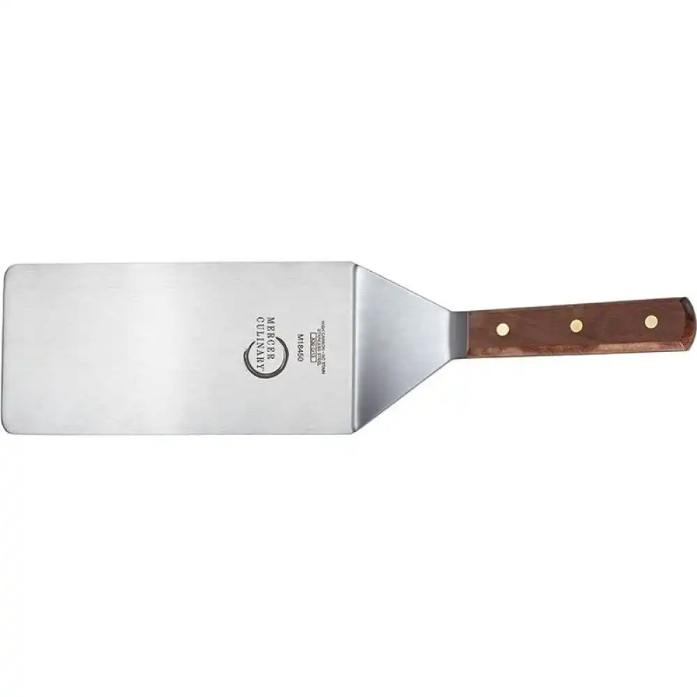 Mercer Culinary Praxis 8" x 4" Heavy Duty Turner (Rosewood)
