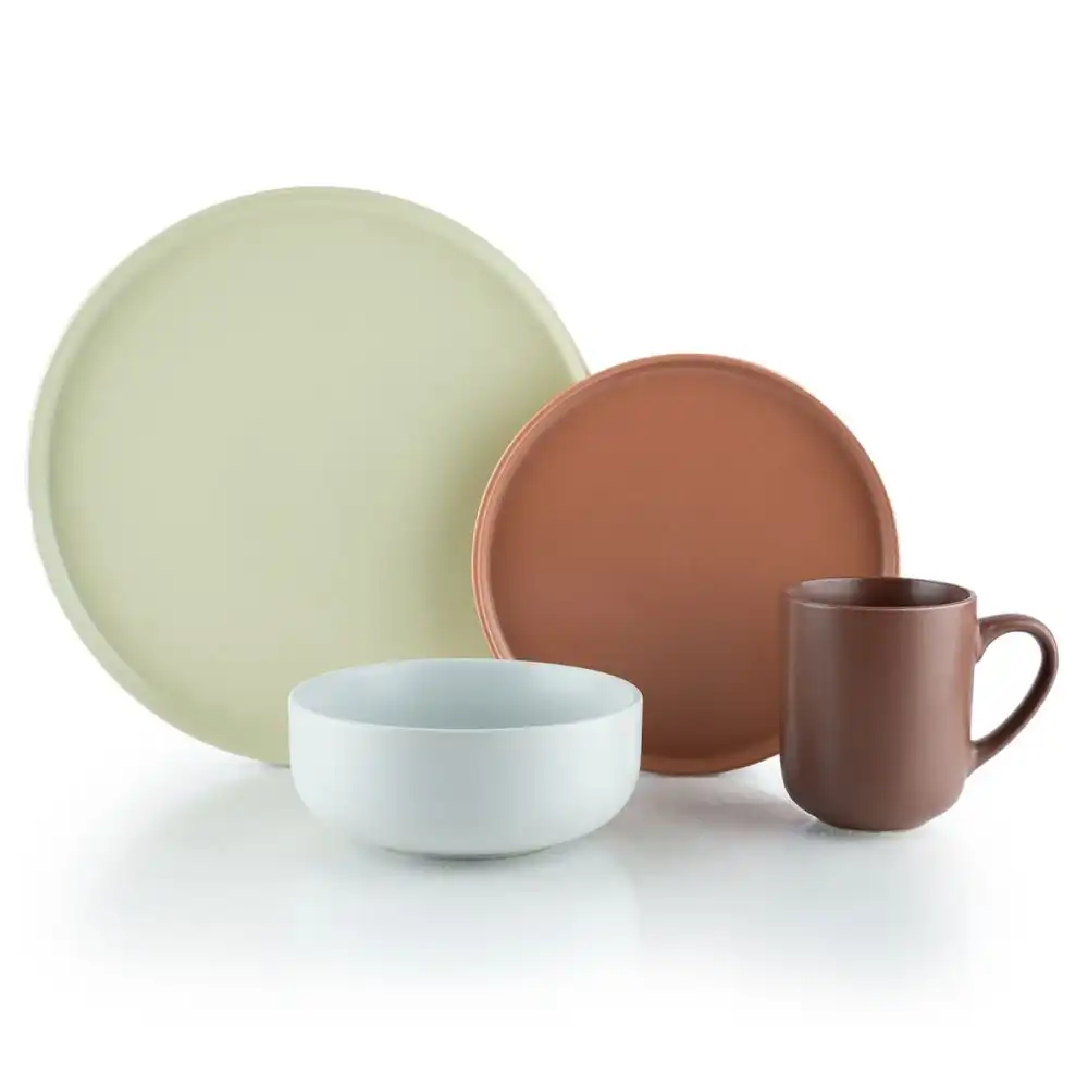 Alternative view of Everything Kitchens Modern Flat 16-Piece Dinnerware Set | Leona
