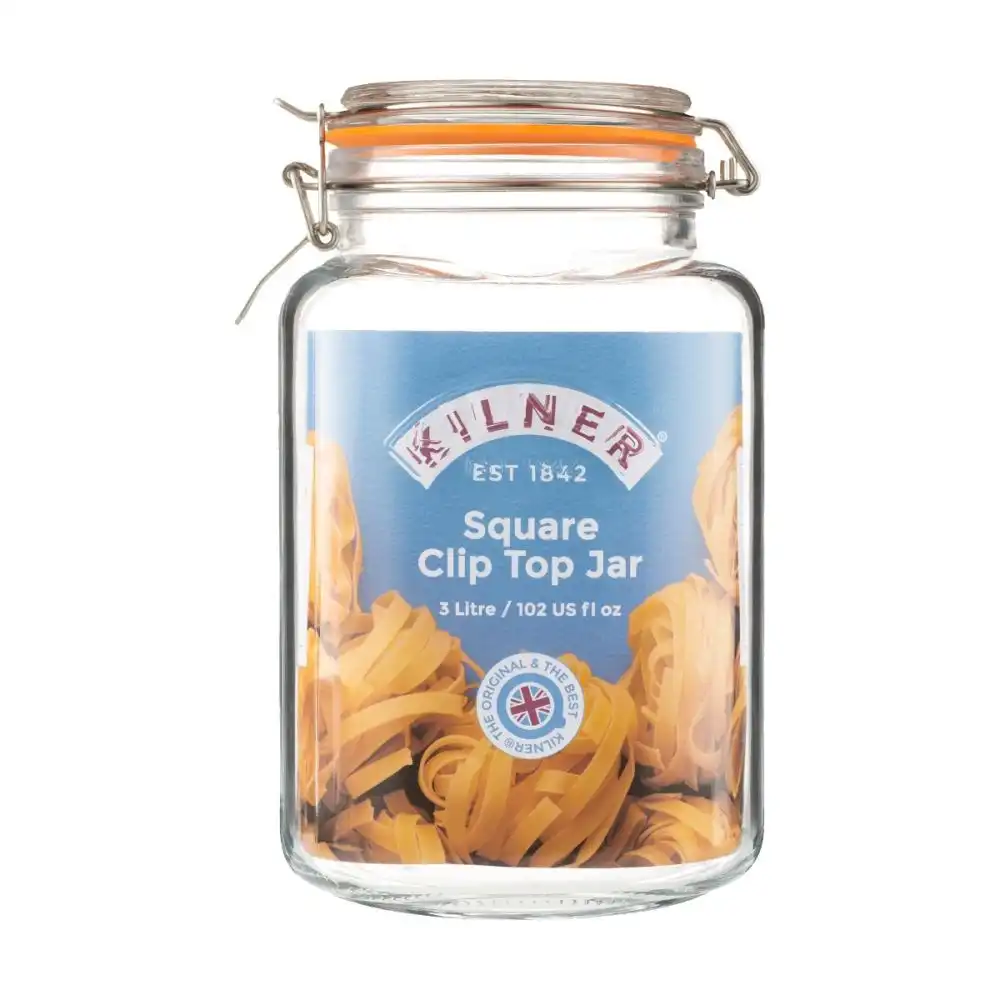 Alternative view of Kilner Square Clip Top Jar | 3L