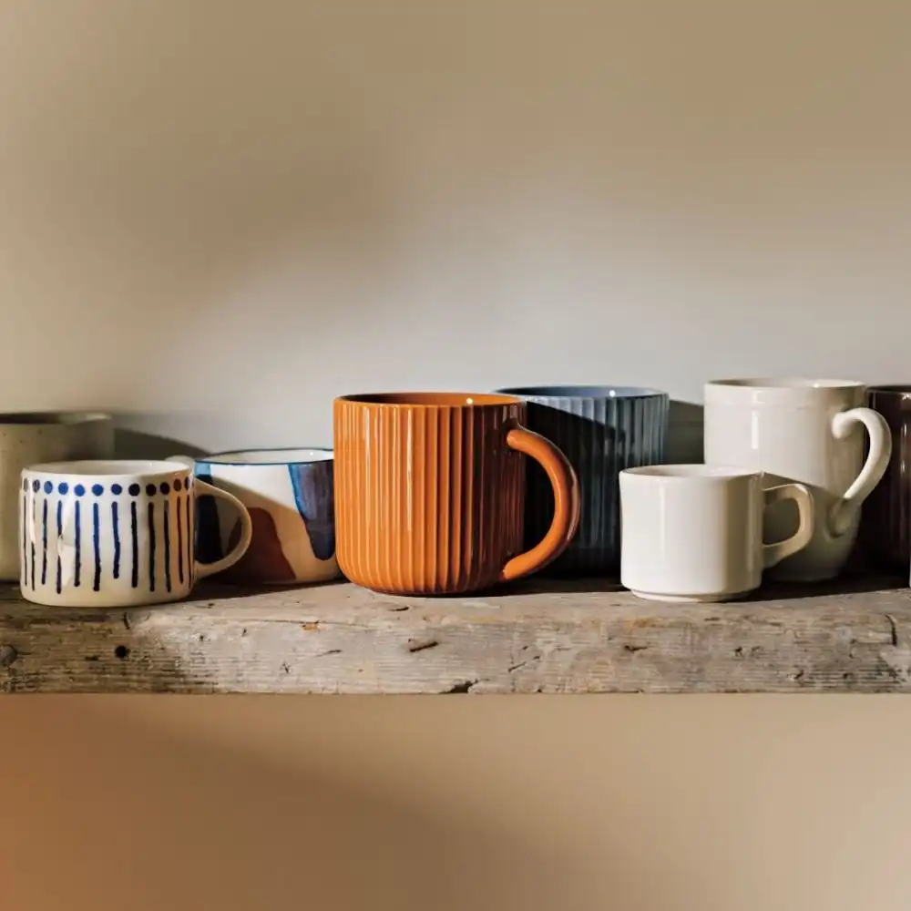 Alternative view of Danica Heirloom 22oz Fluted Mug | Cognac