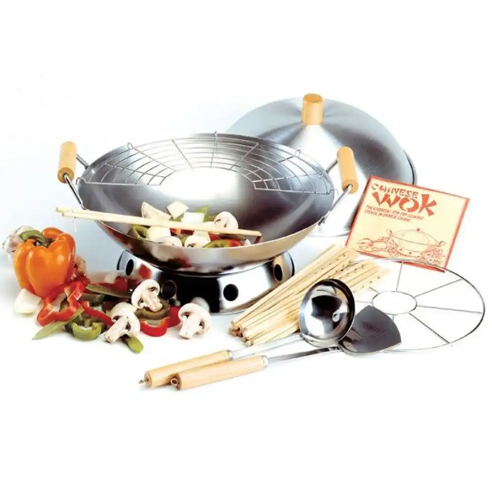 Alternative view of Norpro 10 Piece Wok Set