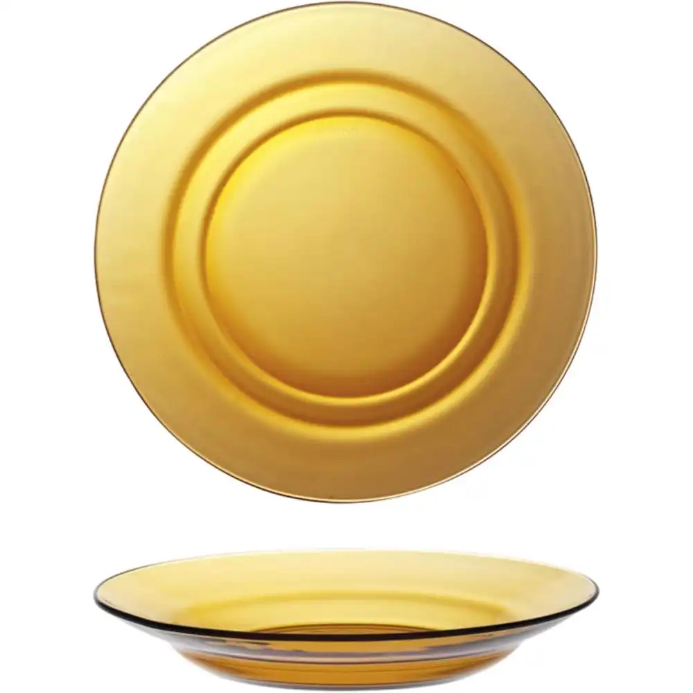 Duralex Lys 6-Piece Soup Plate Set | Amber